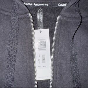 Calvin Klein Charcoal Zip-Up Jacket